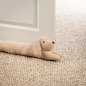 Preview: Textino Zugluftstopper Hund 'Lowen' 90 cm Bleached Sand - Beige